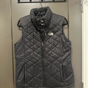 The North Face Black Quilted Vest
